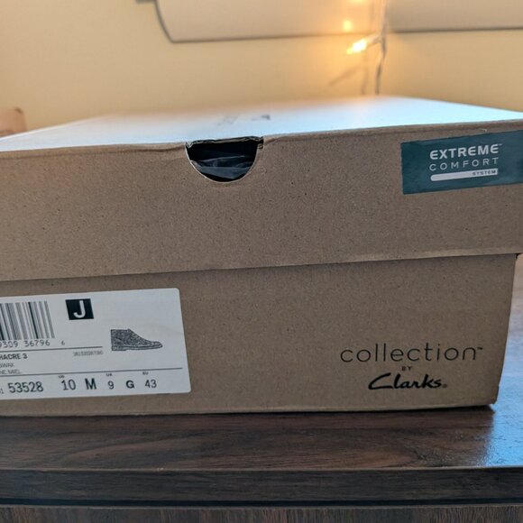 NEW - Clarks Bushacre 3 Chukka Boot Beeswax Brown Mens 10 - Picture 4 of 6